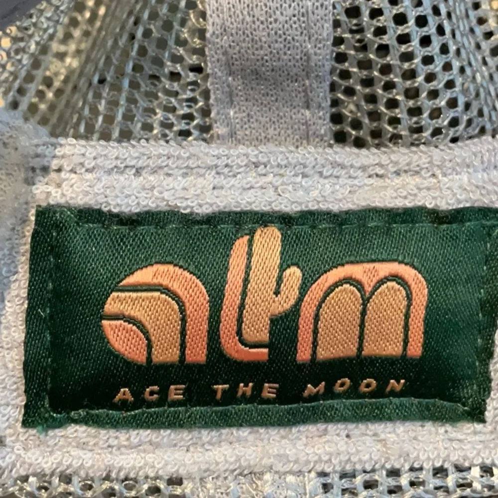 Ace the Moon: The Future is Forehands Trucker Silver HAT - AdjustableO/S Unisex